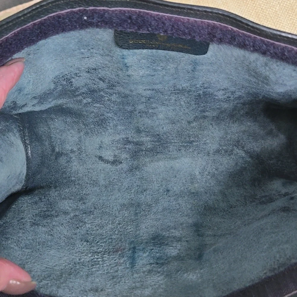 Gucci Blue Canvas Clutch EUC - Picture 8 of 11